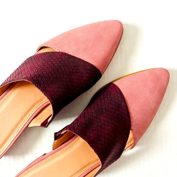 Beautiful Mauve & Plum Mules - Picture 4 of 7